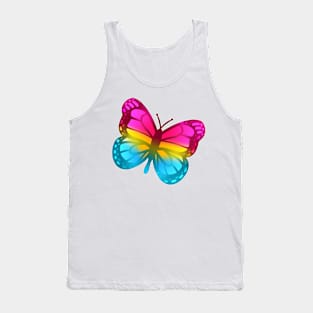 LGBTQ+ Pride Butterfly - Pansexual Tank Top